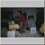 Christmas 2003 at Danny's home, trying to remember English