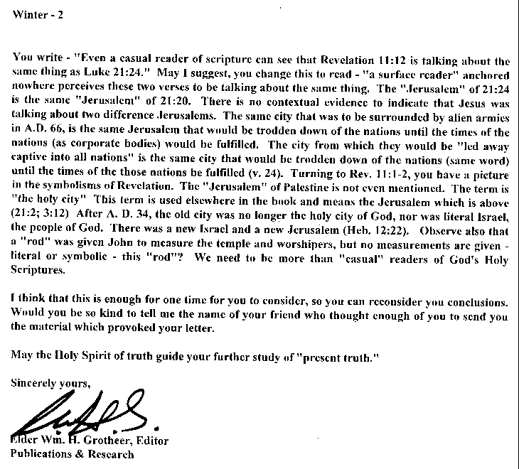 William Grotheer letter to Daniel Winters on June 10, p.2